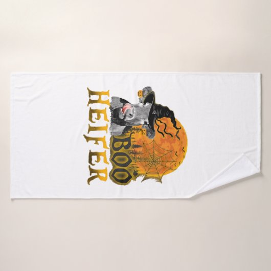 Koe Halloween Badhanddoek (Badhanddoek)