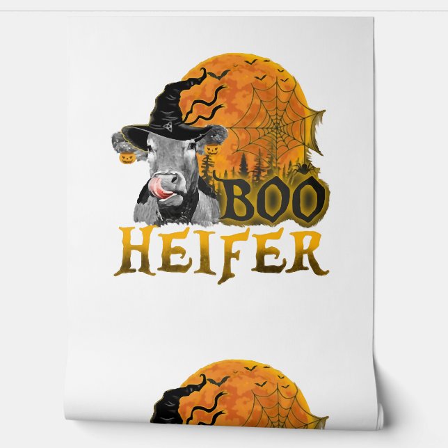 Koe Halloween Behang (Afrollen)