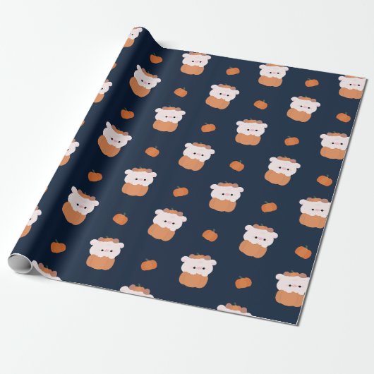 Koe Halloween Cadeaupapier (Uitgerold)