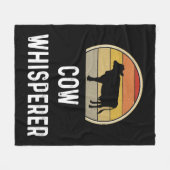 Koe Halloween Fleece Deken (Voorkant (Horizontaal))