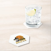 Koe Halloween Kartonnen Onderzetters (Insitu)