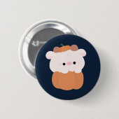 Koe Halloween Ronde Button 5,7 Cm (Voorkant /achterkant)