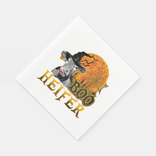 Koe Halloween Servet (Hoek)