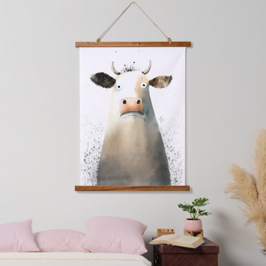Koe Hangend Wandkleed (Slaapkamer)