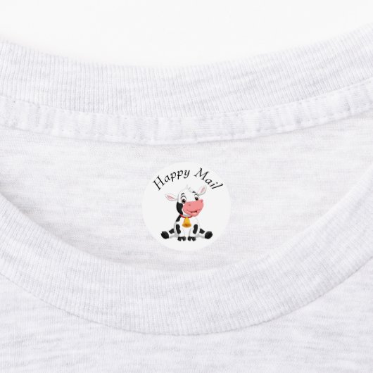 Koe Happy Mail Labels (Aangebracht)