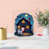 Koe & Haunted Barn Acryl Bord (Huwelijk)