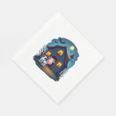 Koe & Haunted Barn Servet (Hoek)