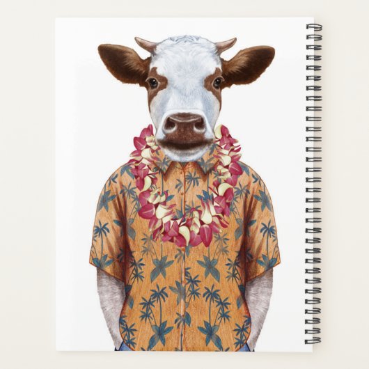 Koe Hawaiiaanse Shirt Planner (Achterkant)
