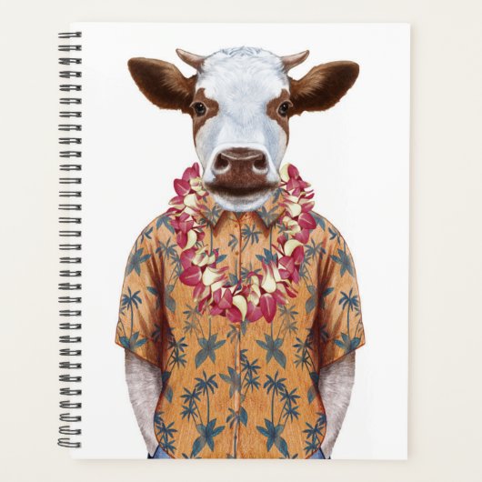 Koe Hawaiiaanse Shirt Planner (Voorkant)