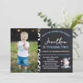 Koe Heb je de Moos Blue Birthday gehoord? Kaart (Staand voorkant)