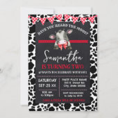 Koe Heb je de Moos Boerderij Verjaardag gehoord Kaart (Voorkant)