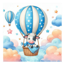 Koe Heet Lucht Ballon Jongen
