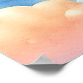 Koe heteluchtballonjongen poster (Hoek)