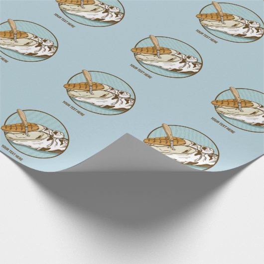 Koe hoef trimmen cadeaupapier (Hoek)