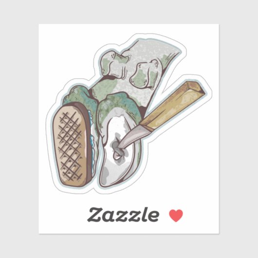 Koe hoef trimmen hoefsmid hoefsmid sticker (Vel)