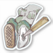 Koe hoef trimmen hoefsmid hoefsmid sticker (Voorkant)