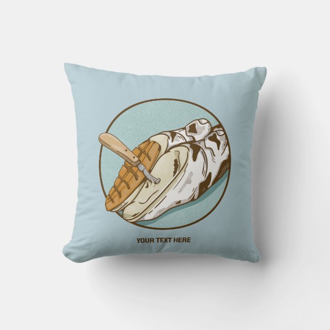 Koe hoef trimmen kussen (Voorkant)