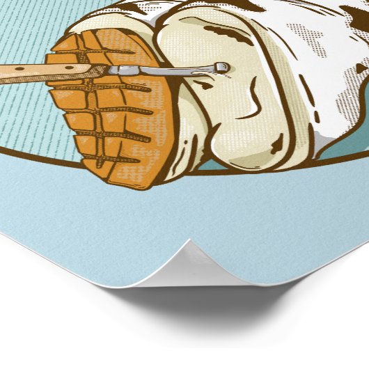 Koe hoef trimmen poster (Hoek)