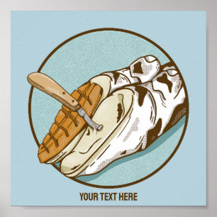 Koe hoef trimmen poster