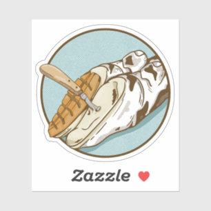 Koe hoef trimmen sticker