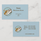 Koe hoef trimmen visitekaartje (Voorkant / Achterkant)