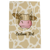 Koe Hoofd Gift Bag Medium Cadeauzakje (Voorkant)