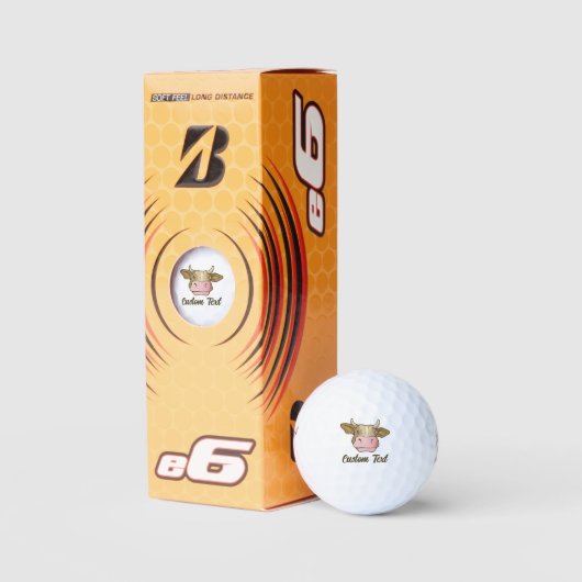 Koe Hoofd Golf Balls Golfballen (Verpakking)