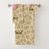 Koe Hoofd handdoekset Bad Handdoek (Insitu)