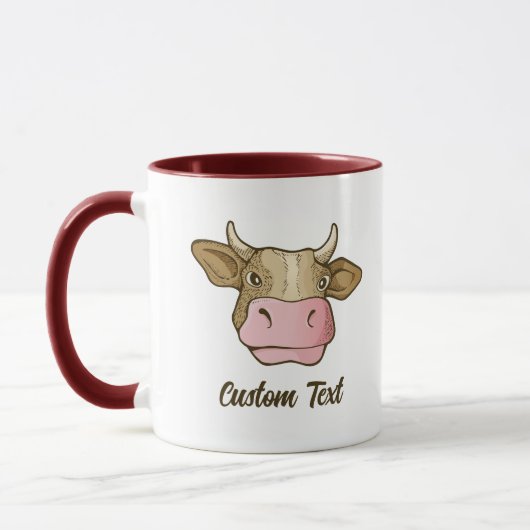 Koe Hoofd koffie Mok (Links)
