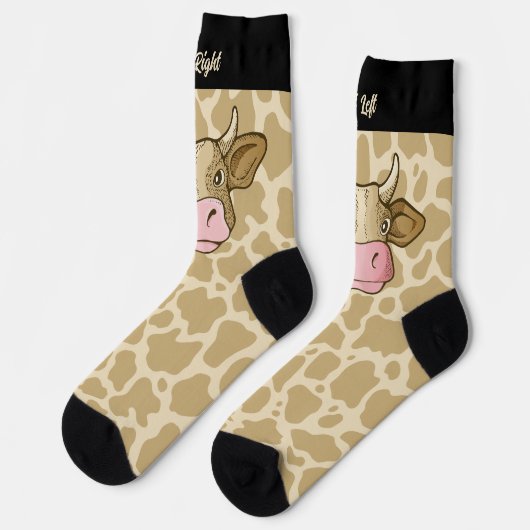 Koe Hoofd Socks Sokken (Links)