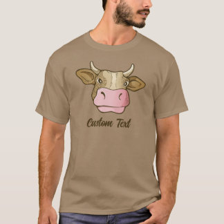 Koe hoofd T-shirt