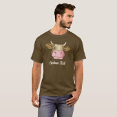Koe hoofd T-shirt (Voorkant volledig)