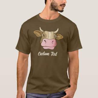 Koe hoofd T-shirt
