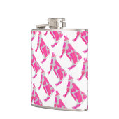 Koe Hot Pink en White Silhouette Heupfles (Links)