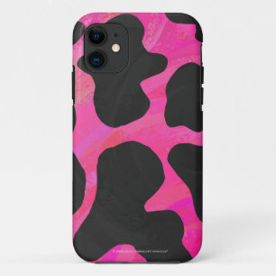Koe Hot-roze en zwart afdrukken Case-Mate iPhone Case