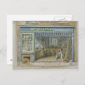 Koe houder, 1825 briefkaart (Voorkant / Achterkant)