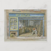Koe houder, 1825 briefkaart (Voorkant)