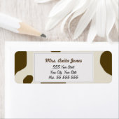 Koe Huid Bruin Etiket (Insitu)