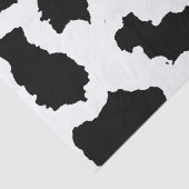 Koe Huid Zwart-wit Patroon Tissuepapier (Detail)