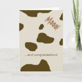 KOE HUIDbruin Kaart (Voorkant)