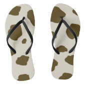 KOE-HUIDbruin Teenslippers (Voetbed)