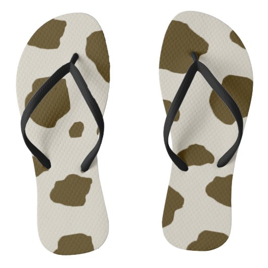 KOE-HUIDbruin Teenslippers (Voetbed)