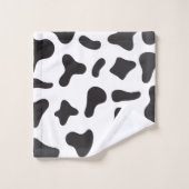 Koe huidtextuur bad handdoek (Wasdoekje)