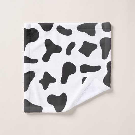 Koe huidtextuur bad handdoek (Wasdoekje)