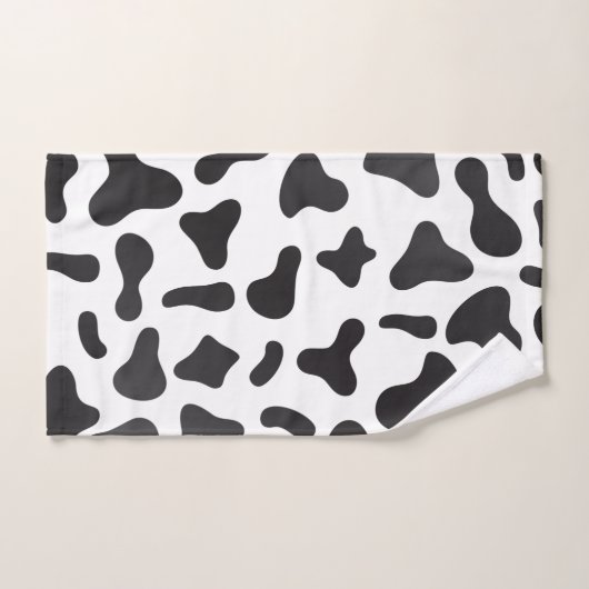 Koe huidtextuur bad handdoek (Handdoek)