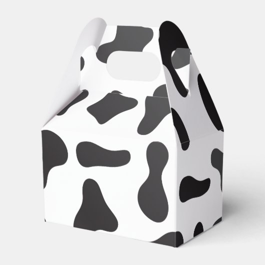 Koe huidtextuur bedankdoosjes (Voorkant Zijde)