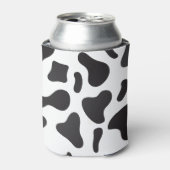 Koe huidtextuur blikjeskoeler (Blikje Voorkant)