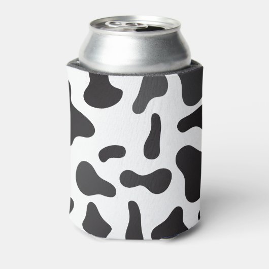 Koe huidtextuur blikjeskoeler (Blikje Achterkant)