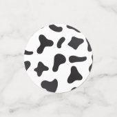 Koe huidtextuur confetti (Kleine voorkant)