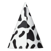 Koe huidtextuur feesthoedjes (Achterkant)